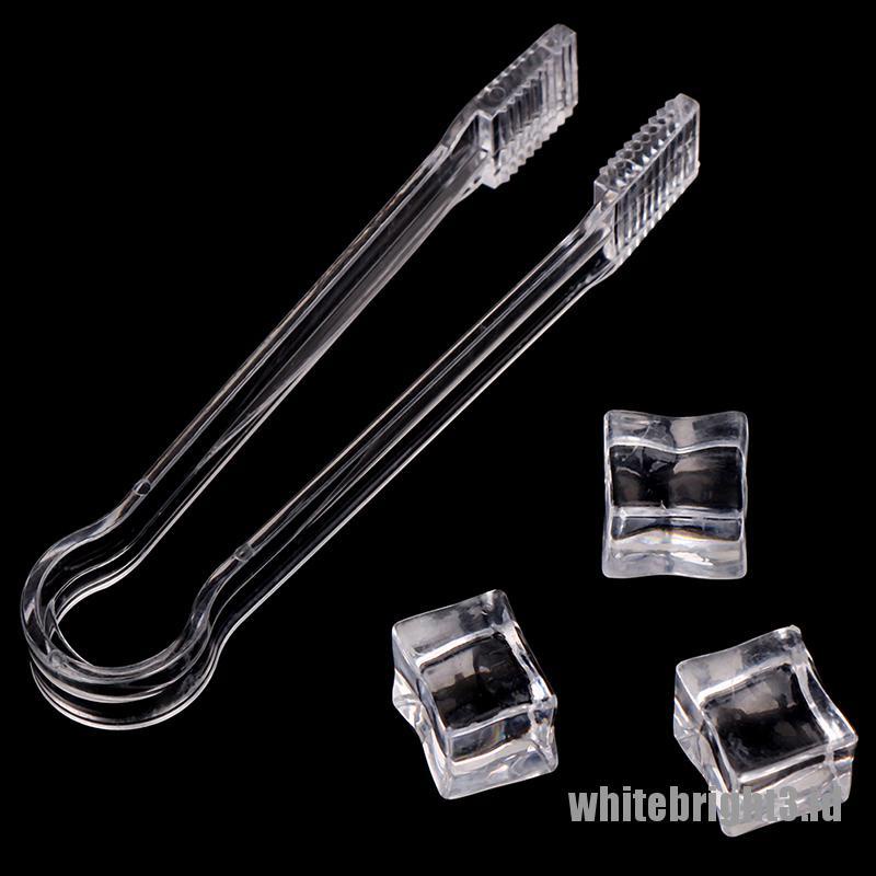 ❤White3 Warna Putih❤ Tongscapit Es Baturotikue Bahan Stainless Steel Untuk Pesta Pernikahanbar