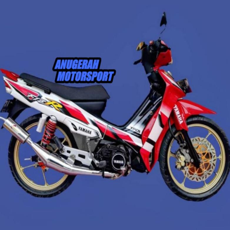 Striping / Sticker Lis Body Yamaha Fizr / F1Zr / Fiz R 2002 2003 Merah Putih