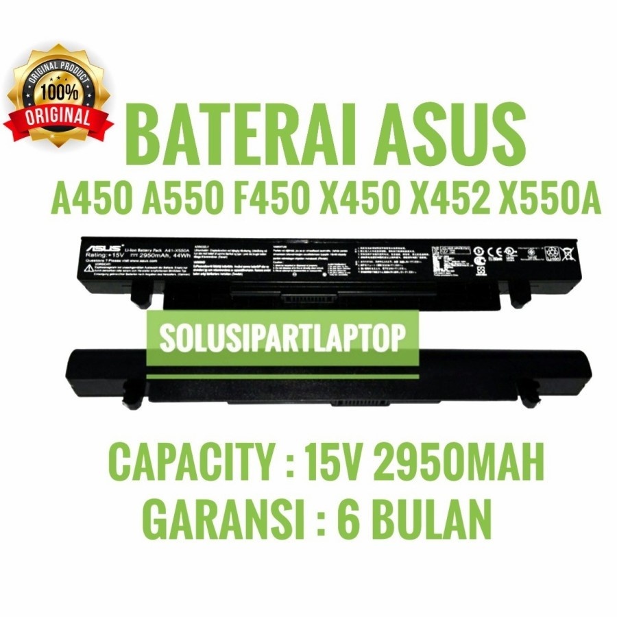 Jual Baterai Battery Original Laptop Asus X452 X452C X452E X450 X450A