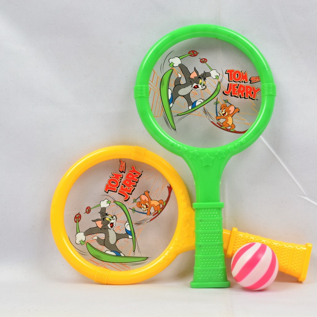 BELI 1 GRATIS 1 ! RAKET TENIS TOM &amp; JERRY MAINAN ANAK SPORT &amp; GAME