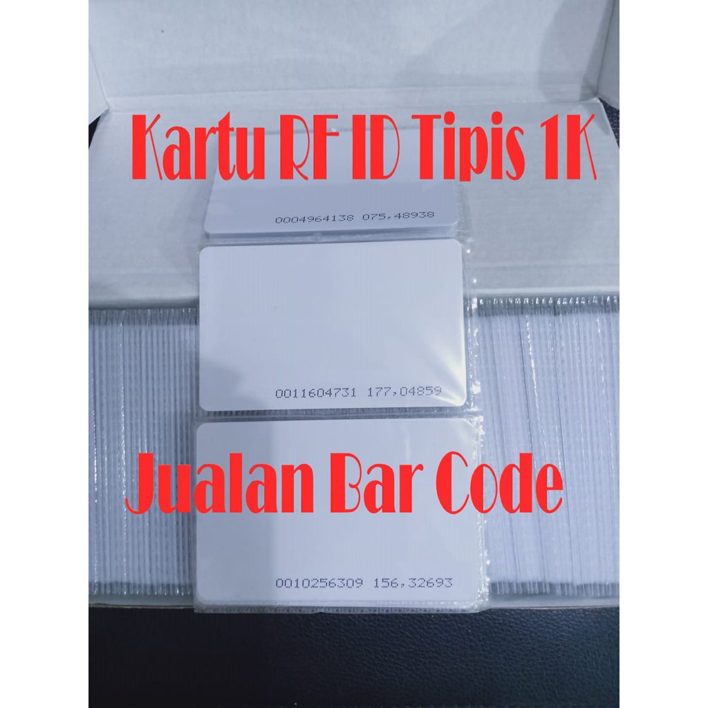 

KARTU RFID RF ID TIPIS FREKWENSI 1,3 HZ PAKET 10 PCS