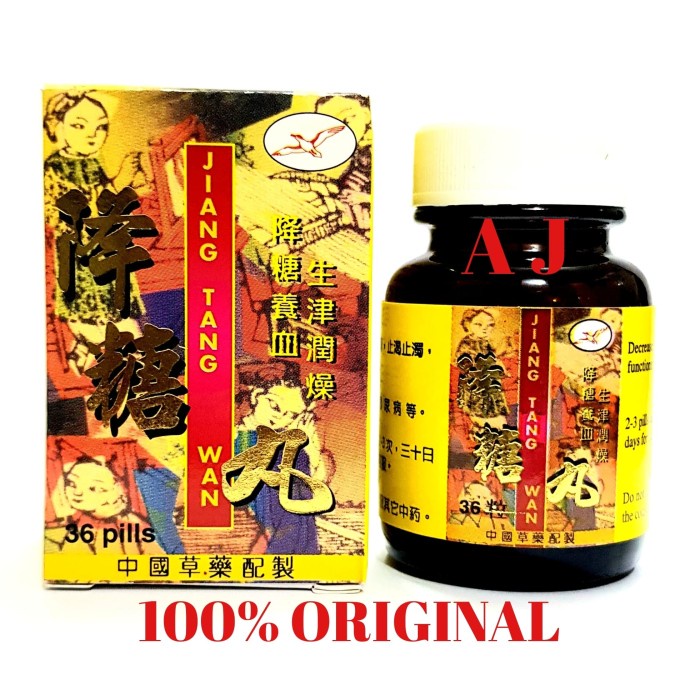 JIANG TANG WAN - OBAT DIABETES BERKHASIAT