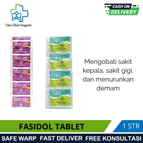 FASIDOL TABLET/OBAT DEMAM/SAKIT KEPALA/OBAT SAKIT GIGI