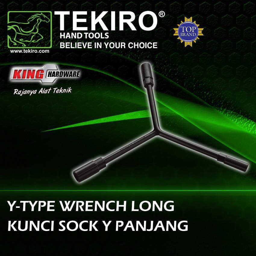 Tekiro Kunci Sock Y Panjang (8-10-12 mm) / Kunci Y