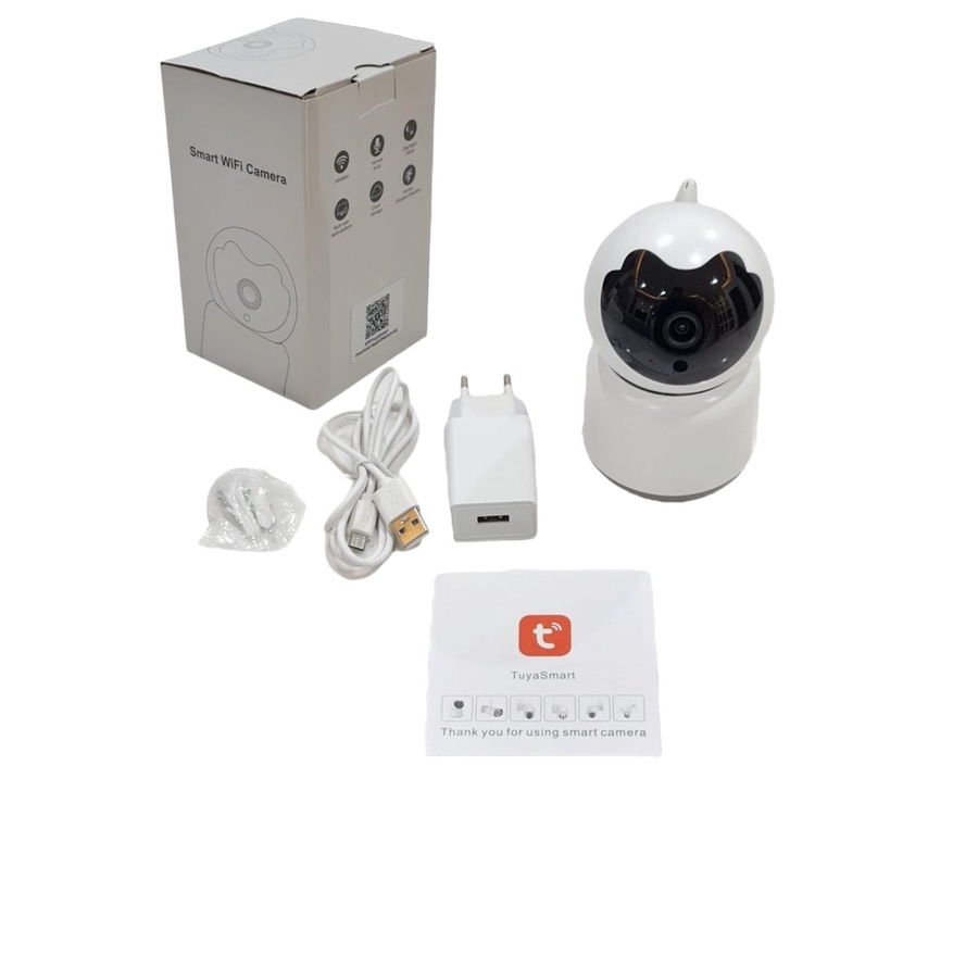 BM100 Smart Ip Camera Video WiFI Baby Monitor with TUYA Apps &amp; 360 PTZ rotation