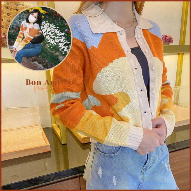 Lisa Cardigan / Cardigan Import Ala Lisa Blackpink / Cardigan Lisa Blackpink / Knit Cardigan Korea