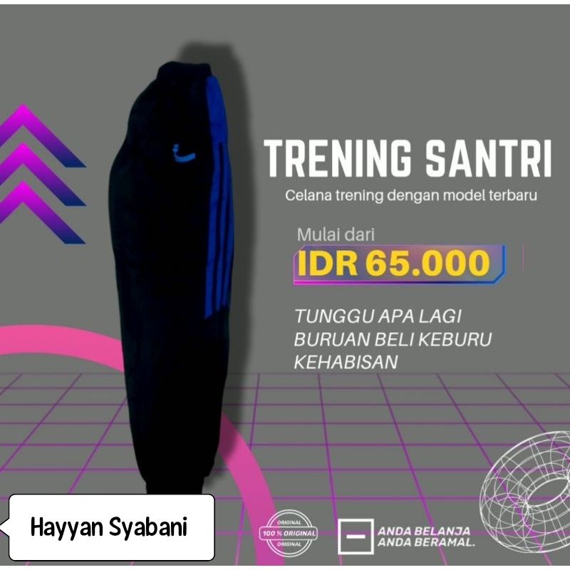 Celana Trening Santri Gontor / Celana Training Gontor