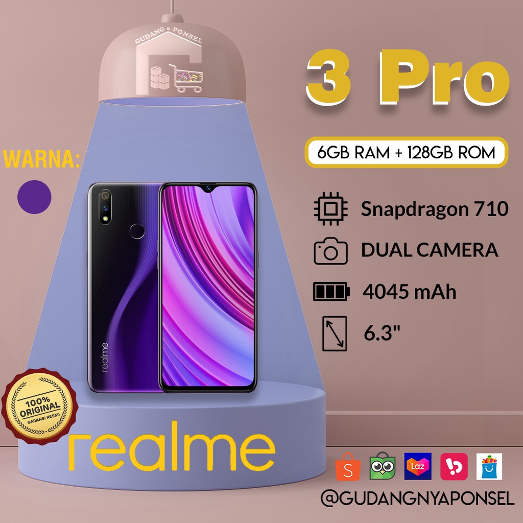[100% RESMI] REALME 3 PRO — 6GB/128GB