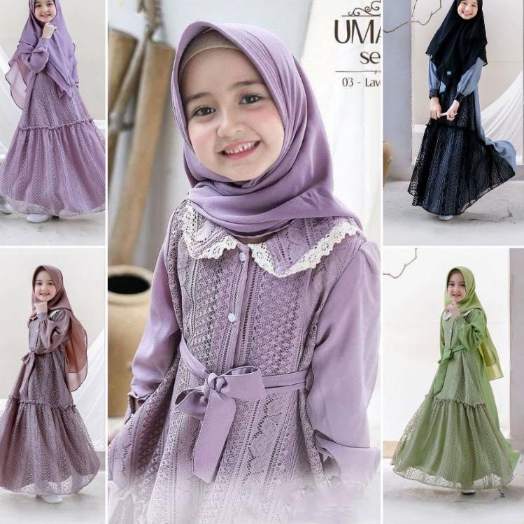 Bagus Dipakai.. Gamis Anak Gamis Syari Gamis Shirin 2in1 Terbaru 2021 Gamis Syari Set Hijab Gamis An