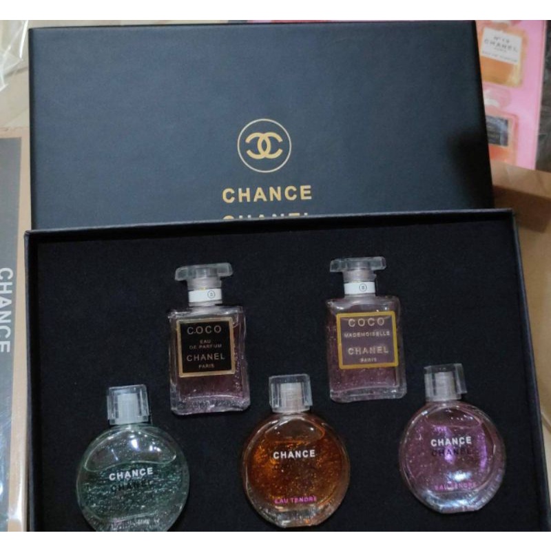 chanel set parfume mini gift set