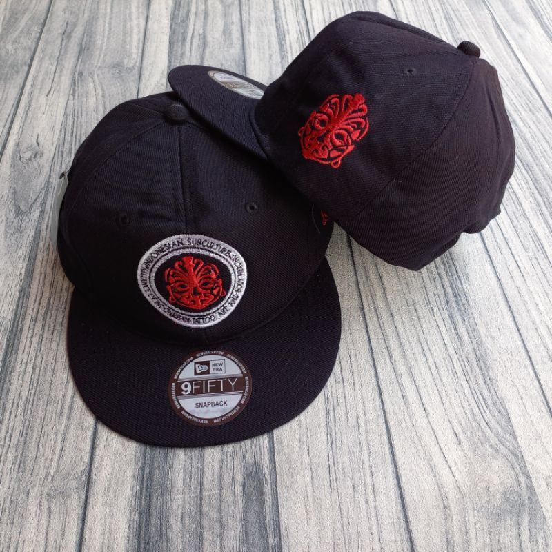 Snapback Topi masberto Dewasa hitam Logo Snapback masberto