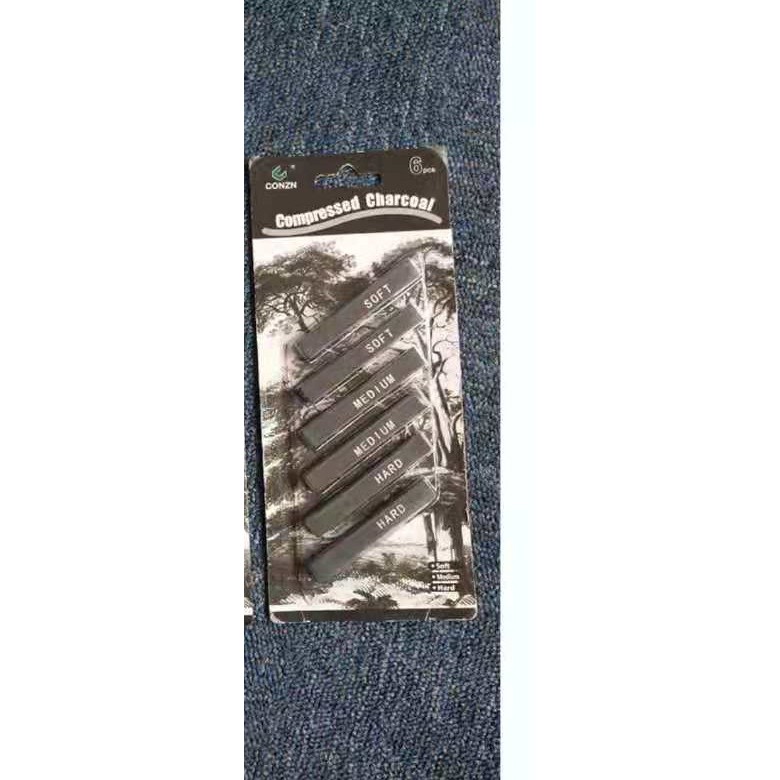 

compress charcoal 6pcs lebar 10mm