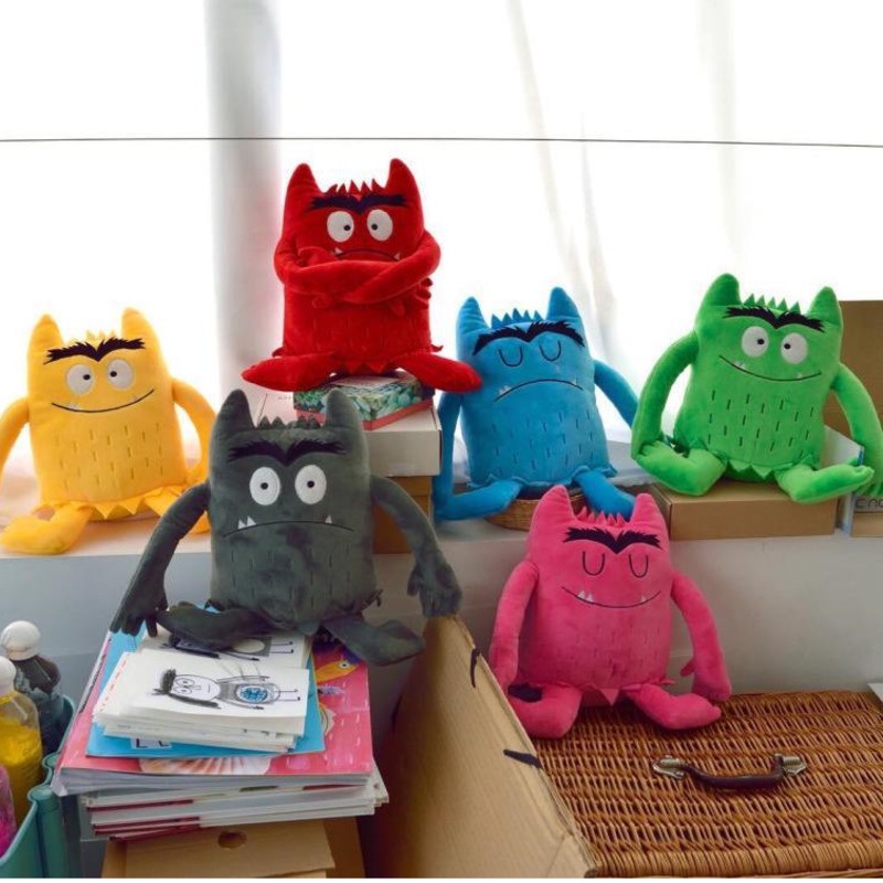 Mainan Boneka Stuffed Plush Monster 6 Warna Untuk Hadiah Ulang Tahun Anak