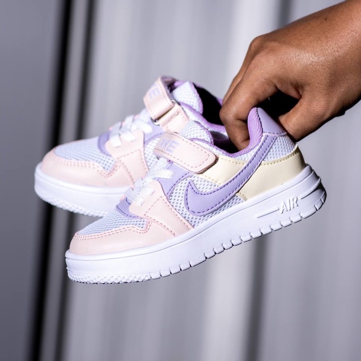 Nike Air  Force 1 Toodler/Kids/Baby [Peach Purple]-1