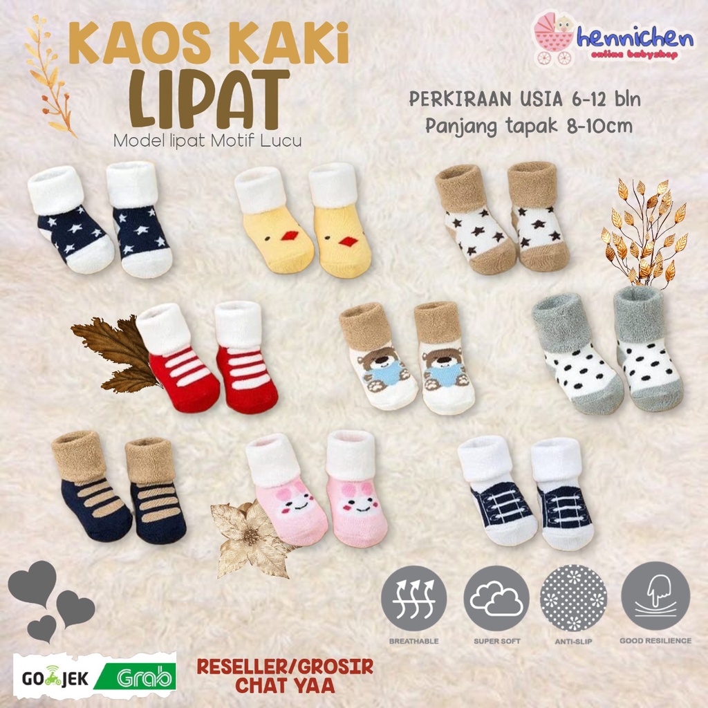 KAOS KAKI BAYI FASHION MODEL LIPAT KAOS KAKI ANAK KAOS KAKI KOREA KAOS KAKI MOTIF LUCU