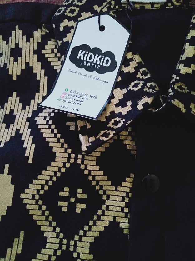 Baju Batik Anak Laki Kemeja Batik Anak Laki Kombinasi Katun Usia 0-14 Tahun Kode Bk-46