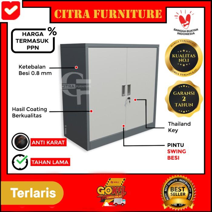

Filling Cabinet Cargo |Lemari Arsip Besi 2 Pintu Buka Swing Pendek|Lemari Kantor