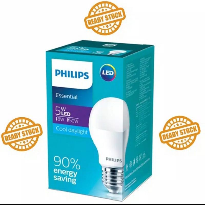 lampu philips led 5 watt putih