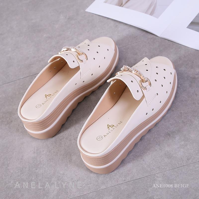 ANELA LYNE WEDGES SANDAL PEEP TOES TSABITA ANE1008 ORIGINAL