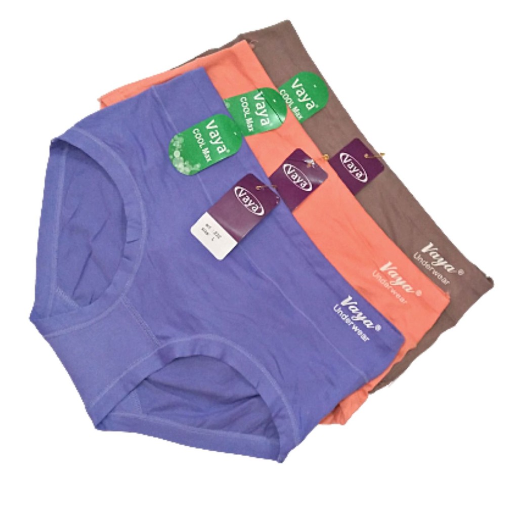 6 PCS CD VAYA 232 CELANA DALAM WANITA UNDERWEAR WANITA DALAMAN WANITA SPANDEK POLOS
