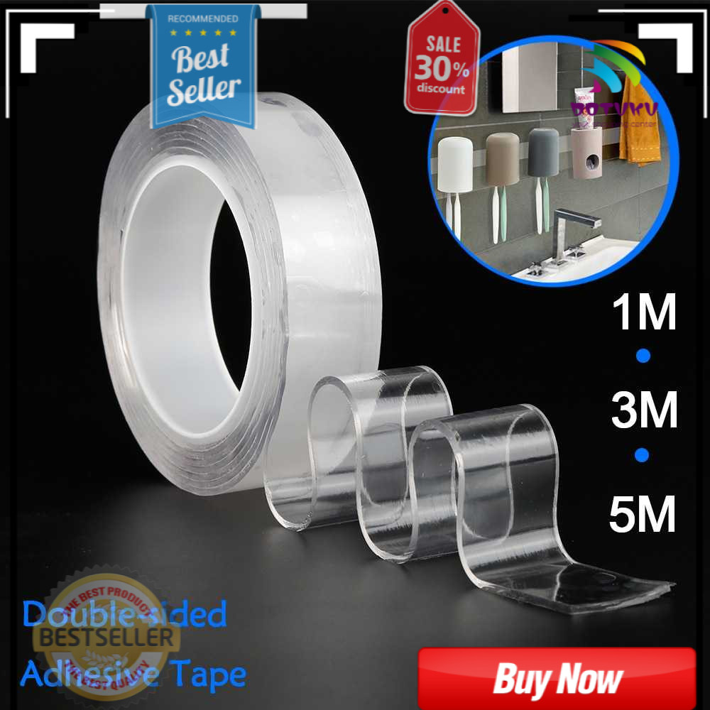 

Double Tape Perekat No Trace Washable Sticker - HIGH QUALITY