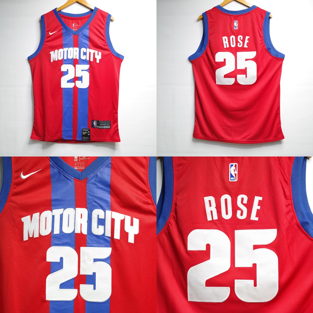 motor city derrick rose jersey