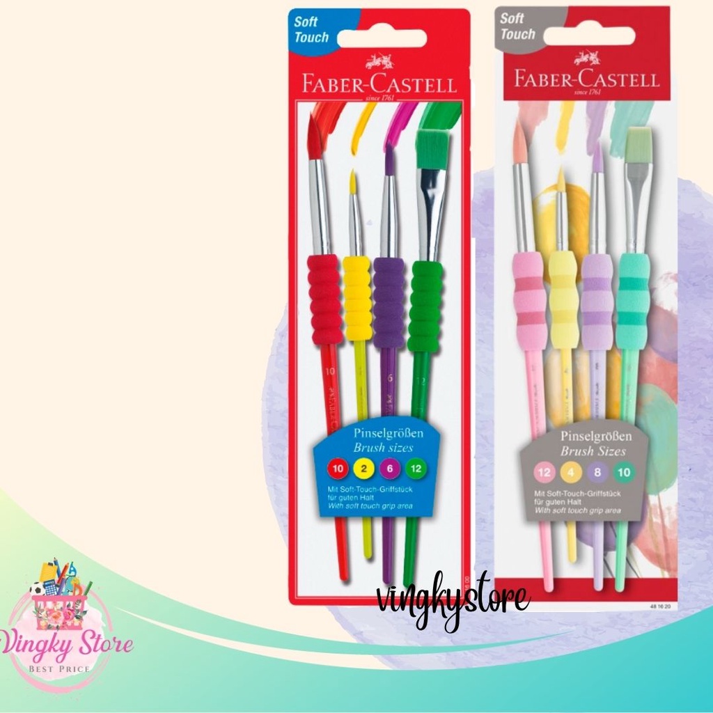 

Grip Brush / Kuas Set Faber Castell ( 4 in 1 )