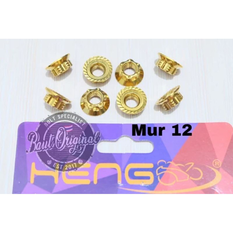 mur 12 new probolt gold mur baut drat 12 original heng thailand