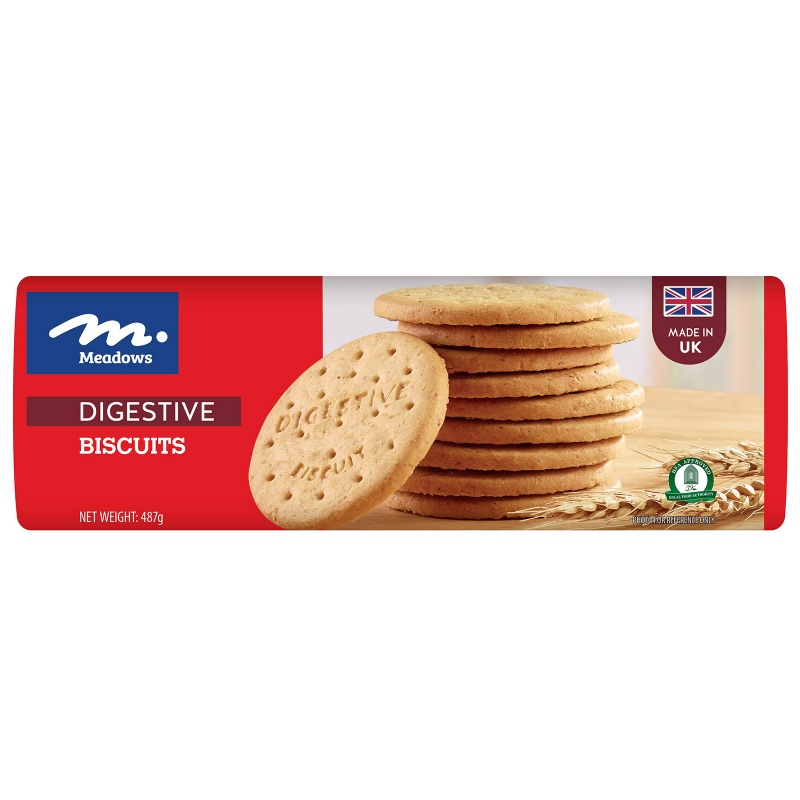 

Digestive Biscuits 487g MEADOWS