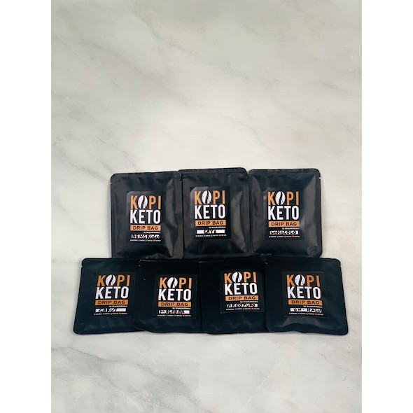 

Drip Bag Coffee by Kopi Keto | Kopi arabika dan robusta premium single origin