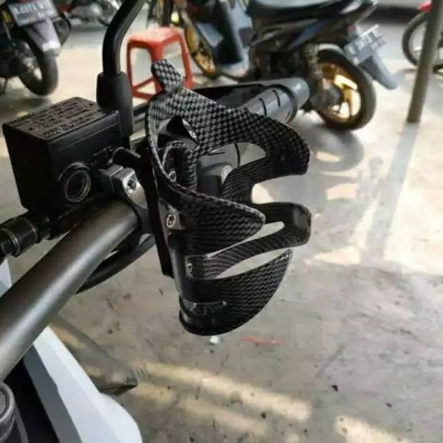 Holder botol minum carbon honda PCX 150 / ADV 150