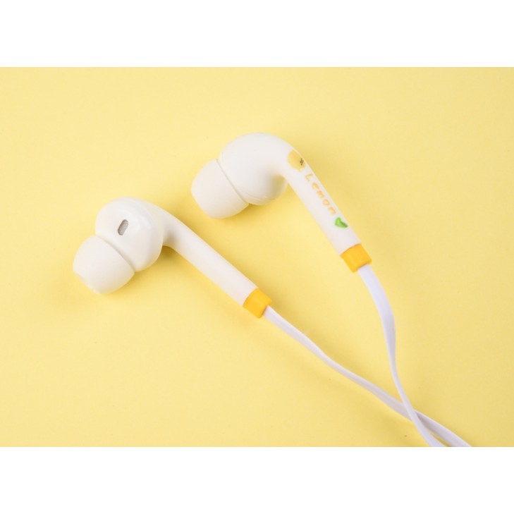 [ED-1018] Headset Earphone KOPER Motif BUAH-BUAHAN + Wadah Earphone Buah-Buahan Cantik Simple Elegan