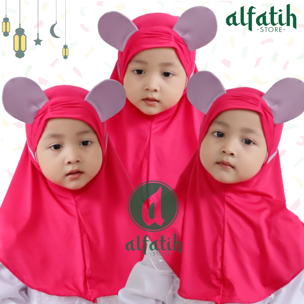 ALFATIH STORE / JILBAB ANAK MIKKY KELINCI KARAKTER PONI / HIJAB ANAK / HIJAB BAYI KERUDUNG ANAK PEREMPUAN HIJAB BAYI COD / KERUDUNG ANAK HIJAB ANAK BAYI PEREMPUAN / HIJAB ANAK / JILBAB ANAK BAYI USIA 2 TAHUN BAHAN JERSEY PREMIUM NYAMAN DI PAKAI