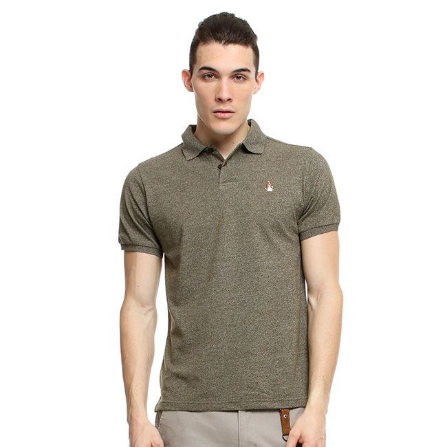 Hush Puppies Kaos Polo Pria Uttimo Dark Grey