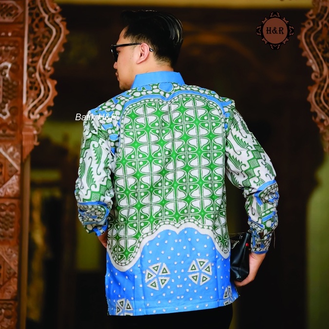 Baju Batik Pria Lengan Panjang Kemeja Batik Pria Batik Premium Kemeja Cowok Batik modern Baju Pria