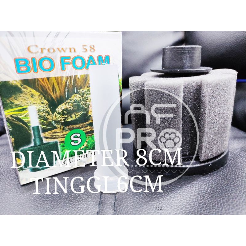 Penyaring filter aquarium BIO FOAM CROWN 58 SIZE S