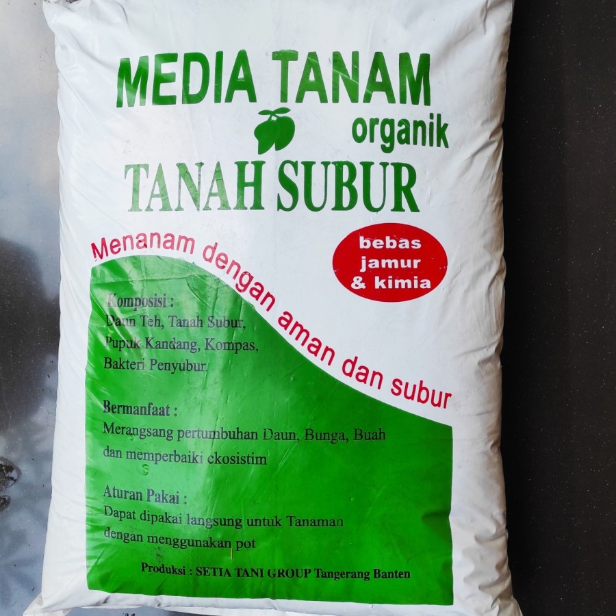 Media Tanam Organik langsung siap pakai tanah tanaman Buah Bunga Hias