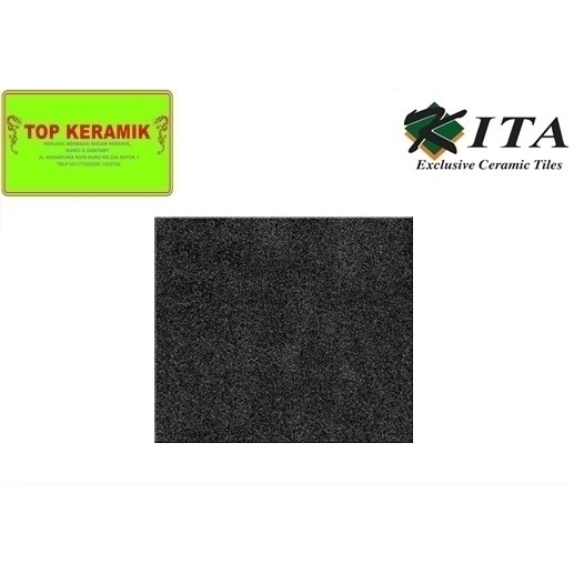 Keramik Lantai Kita 40x40 Oscar Black Kw 1