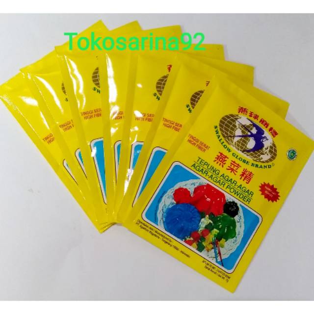 

Agar agar swallow sachet (3 pcs)