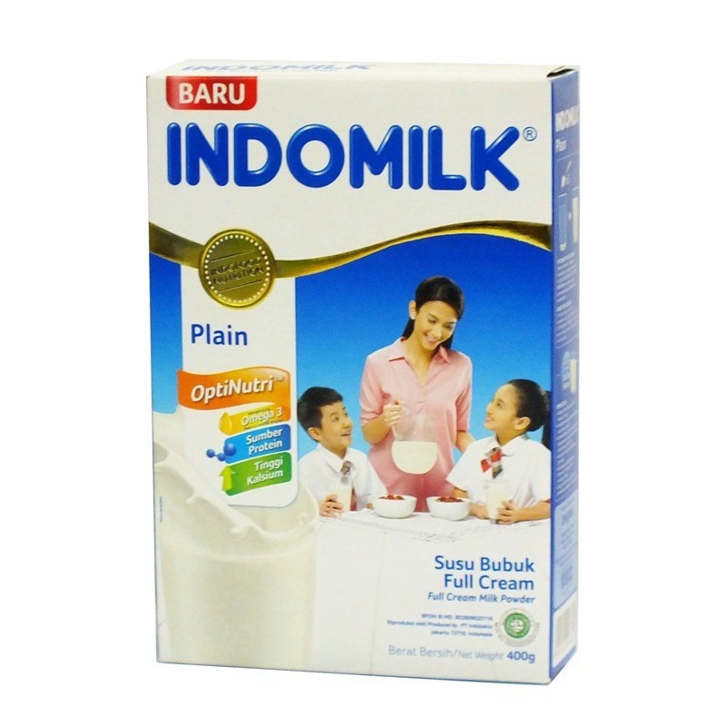 

Indomilk Plain - Full Cream 400gr