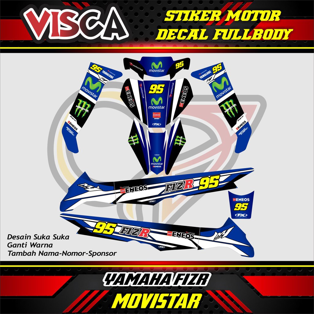 COD decal f1zr decal fizr stiker motor fizr 2000 stiker COD decal f1zr decal fizr stiker motor fizr 2000 stiker