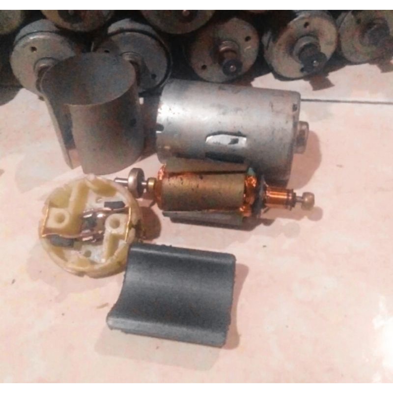 motor permanen magnet 24Vdc - 5000rpm Motor jonhson cocok di experimen