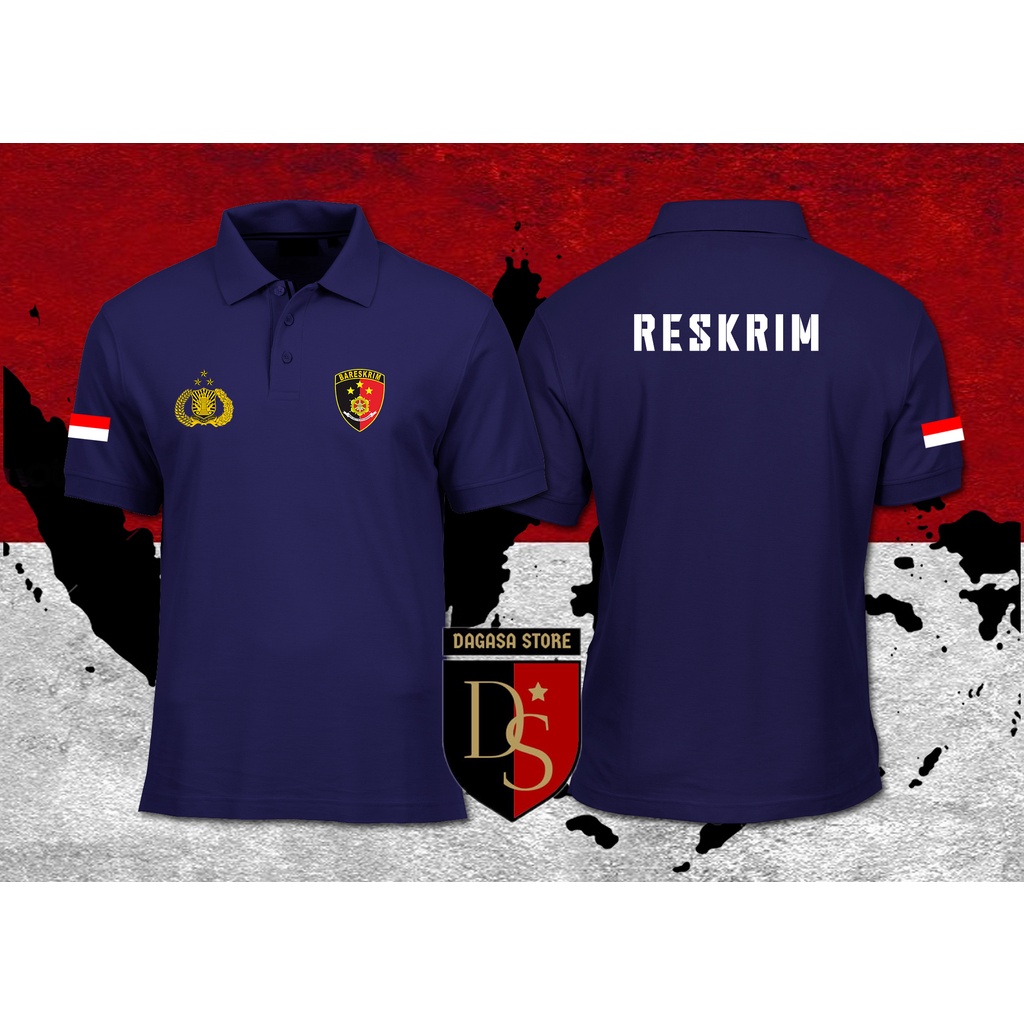 KAOS POLO RESKRIM POLRI - CURRENT ATRIBUT