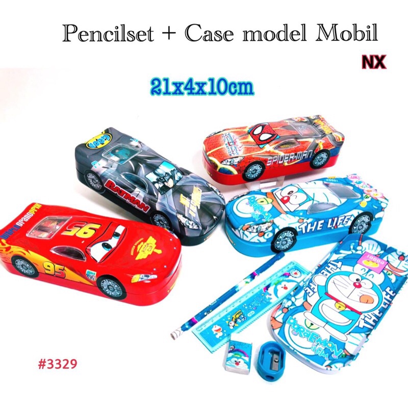 

Tempat Pesnil Set Case pencil Model Mobil / Tempat Pensil Mobil
