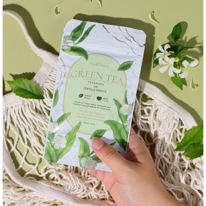 [Buy 1 free 3 GIFT] Mask Masker Crushlicious untuk Wajah dan Muka Organic Facemask Mini &amp; Full size