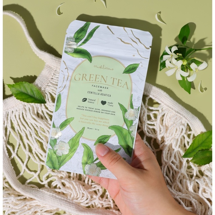 [Buy 1 free 3 GIFT] Mask Masker Crushlicious untuk Wajah dan Muka Organic Facemask Mini &amp; Full size