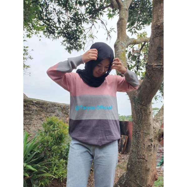 SWEATER RAJUT POLET // Sweater wanita