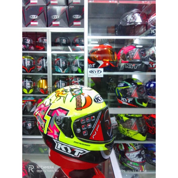 Helm Full Face KYT NFR ESPARGARO MISANO 2018