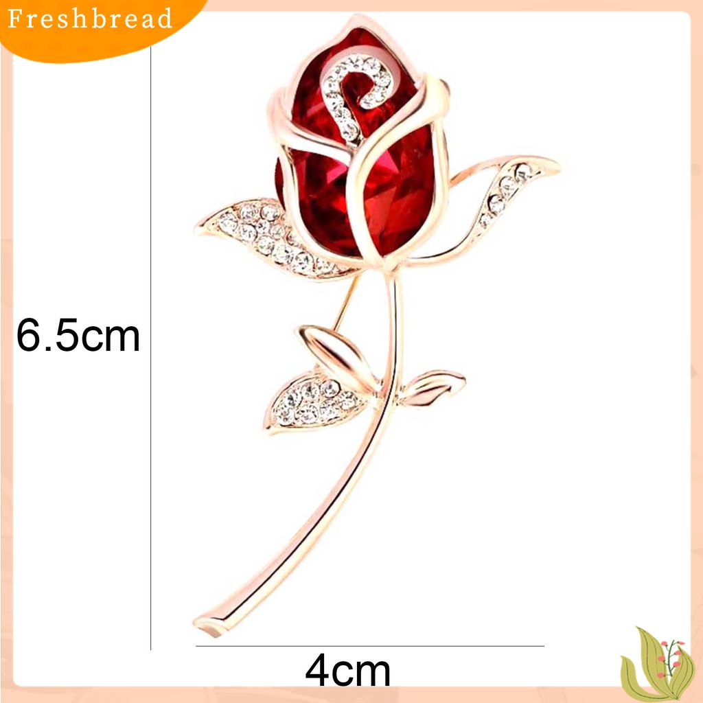 Fresh| Bros Bentuk Bunga Mawar Bahan Alloy Untuk Wanita