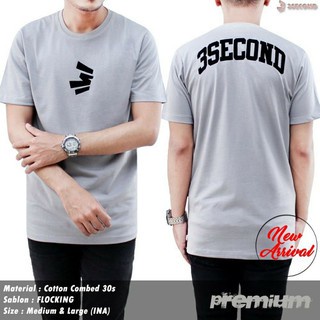 Kaos Pria Lengan Pendek Kaos Distro Baju Kaos Bombogie Original Size L dan XL-8